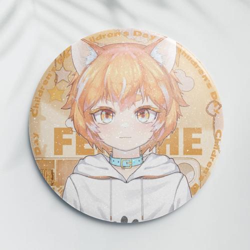 【儿童节】58mm覆膜吧唧珠光膜