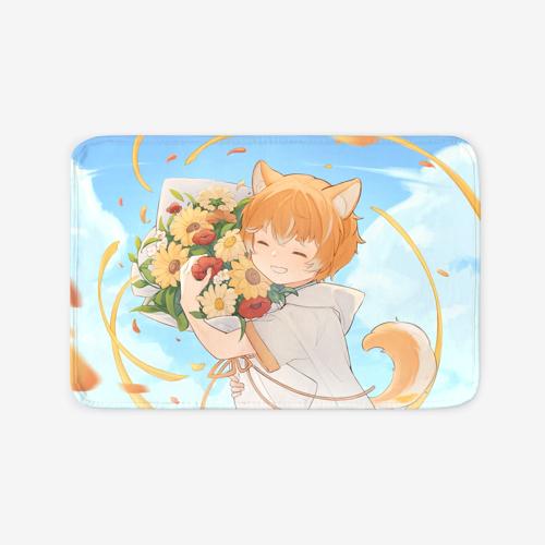 【插画】60x40方形德芙绒地垫