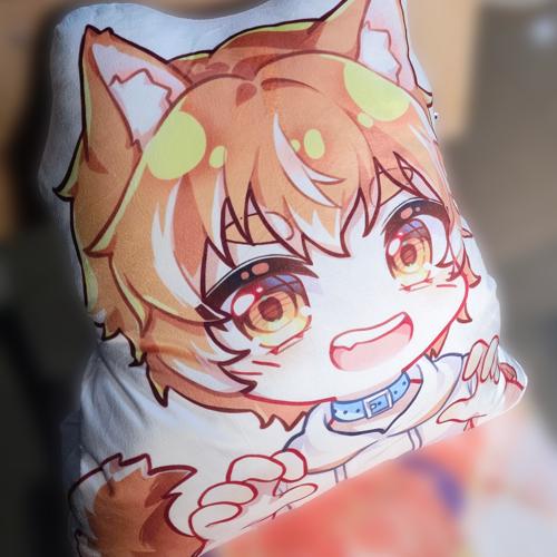 可爱柴犬暖手抱枕